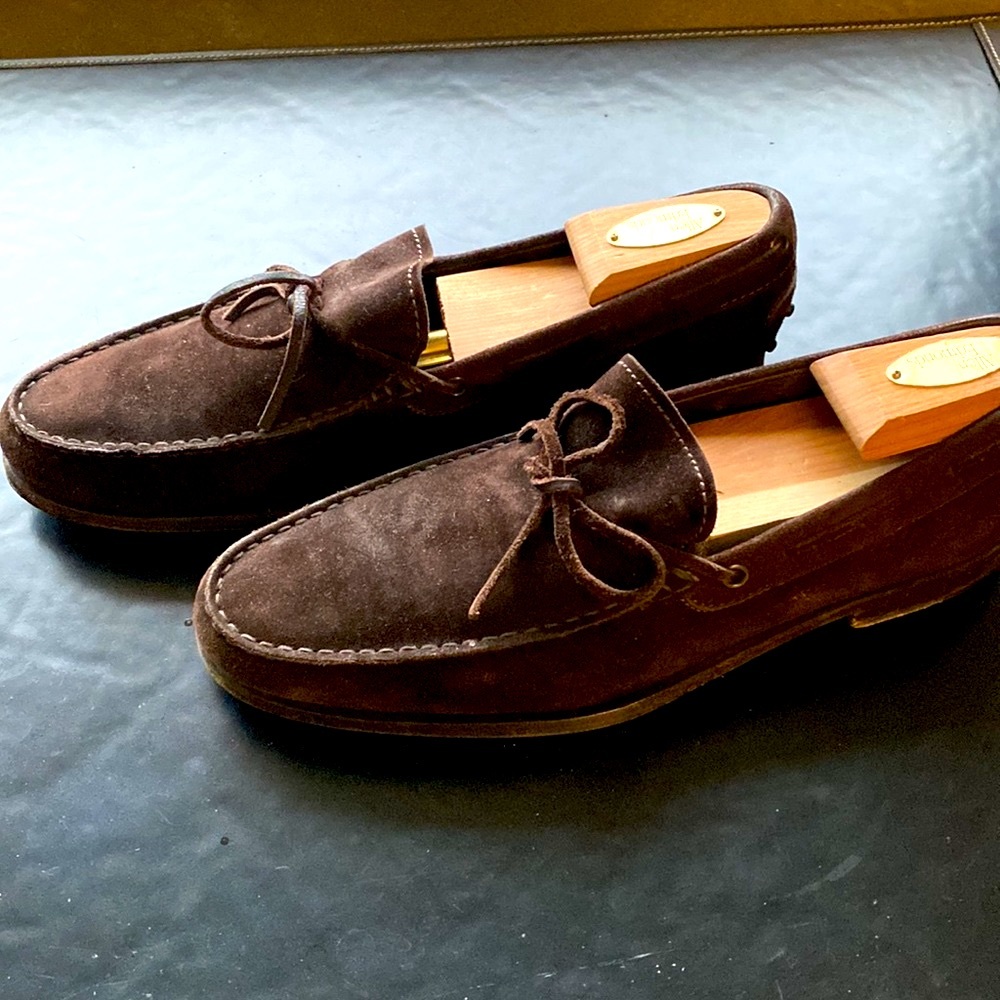Tod's Brown Suede Loafers - Picture 2 of 6